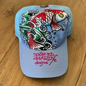Ed Hardy Trucker “Koi Fish” Hat